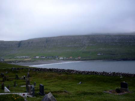 Færøerne 178 Sandoy Kirkegård