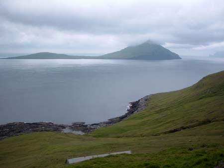 Færøerne 332 Streymoy Nororadalur mod Koltur
