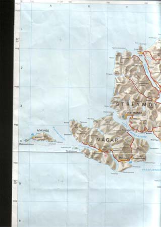 Færøerne Kort 001