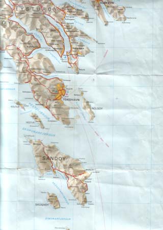 Færøerne Kort 004